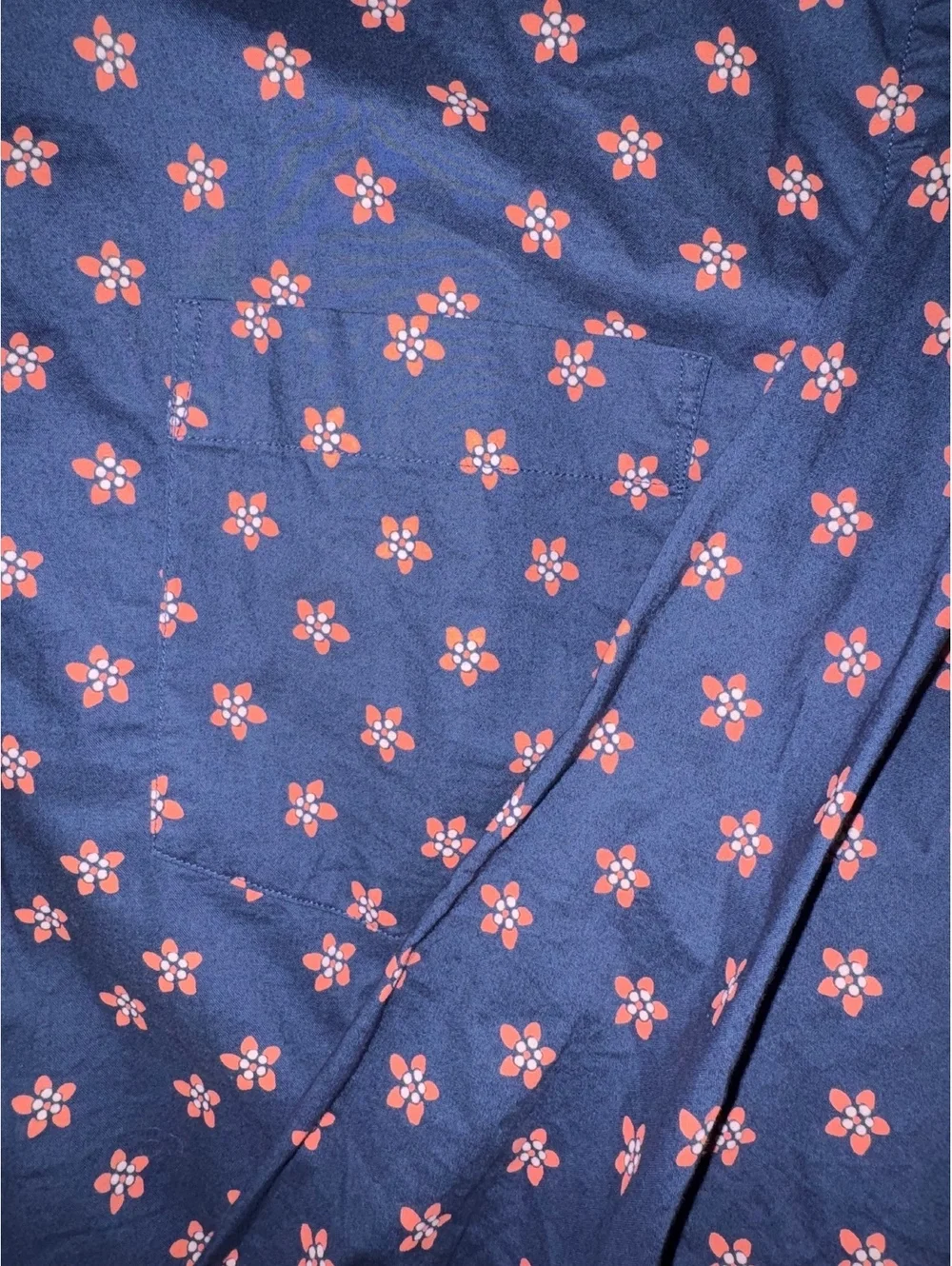 Men’s Lot of 2 Banana Republic Untucked Fit Floral Button Down Shirts Size Large